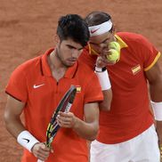 Rafael Nadal și Carlos Alcaraz, pentru prima oară în aceeași echipă / FOTO: Getty