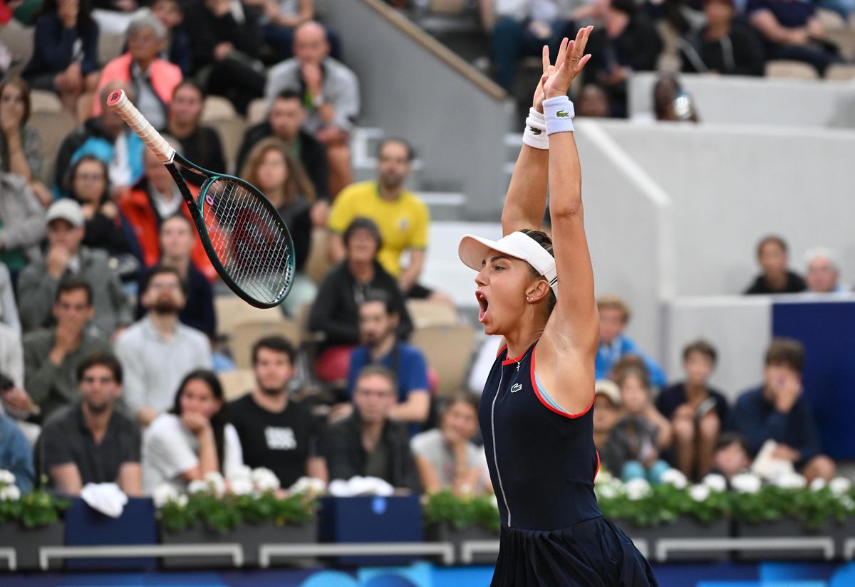 Caroline Garcia - Jaqueline Cristian, primul tur de la Jocurile Olimpice. Cele mai spectaculoase imagini ale partidei de pe „Suzanne Lenglen”