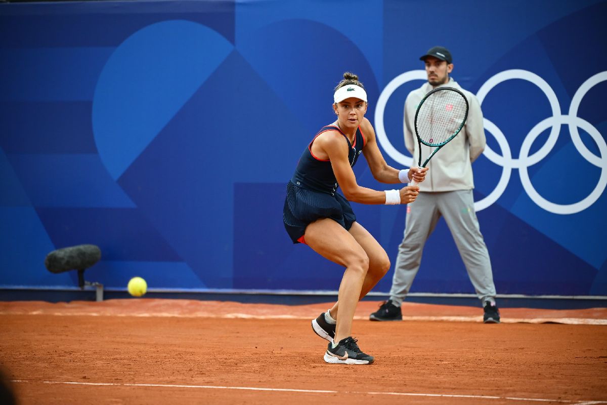 Caroline Garcia - Jaqueline Cristian, primul tur de la Jocurile Olimpice. Cele mai spectaculoase imagini ale partidei de pe „Suzanne Lenglen”