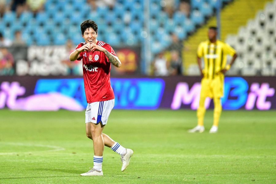 Kazu, FOTO: Cristi Preda Fotbalistul remarcat de Panduru în Oțelul - Dinamo 2-1: „Mi-a plăcut, știe ceva fotbal”