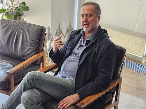 Serdar Bilgili, interviu pentru Gazetă între două întâlniri de afaceri
Foto Eduard Apostol