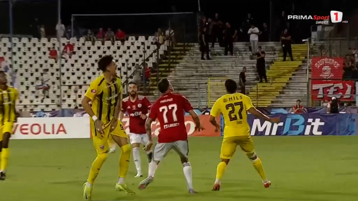 Andrei Mărginean s-a accidentat în Oțelul - Dinamo