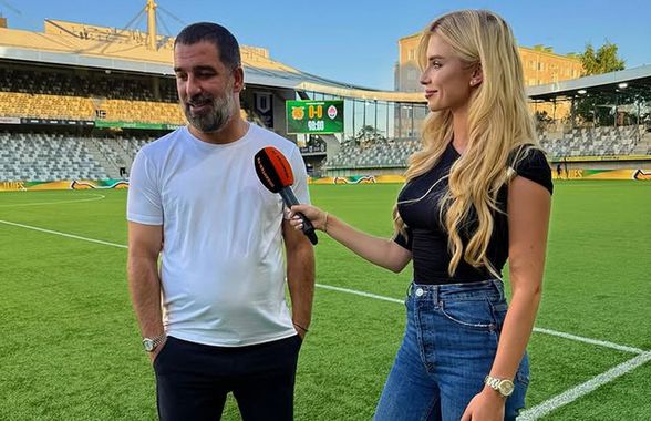 Arda Turan, intimidat de sex-simbolul Ucrainei » A fost ironizat imediat: „Îi este frică! Ochii lui sunt ațintiți asupra soției”