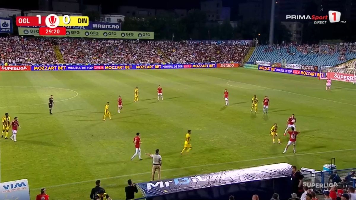 Ultimele vești despre Andrei Mărginean, accidentat în Oțelul - Dinamo