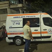 Ambulanța la stadion pentru doi jucători după Oțelul Galați - Dinamo