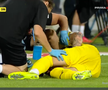 Andrei Mărginean s-a accidentat în Oțelul - Dinamo. FOTO: captură Prima Sport
