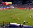 Andrei Mărginean s-a accidentat în Oțelul - Dinamo. FOTO: captură Prima Sport