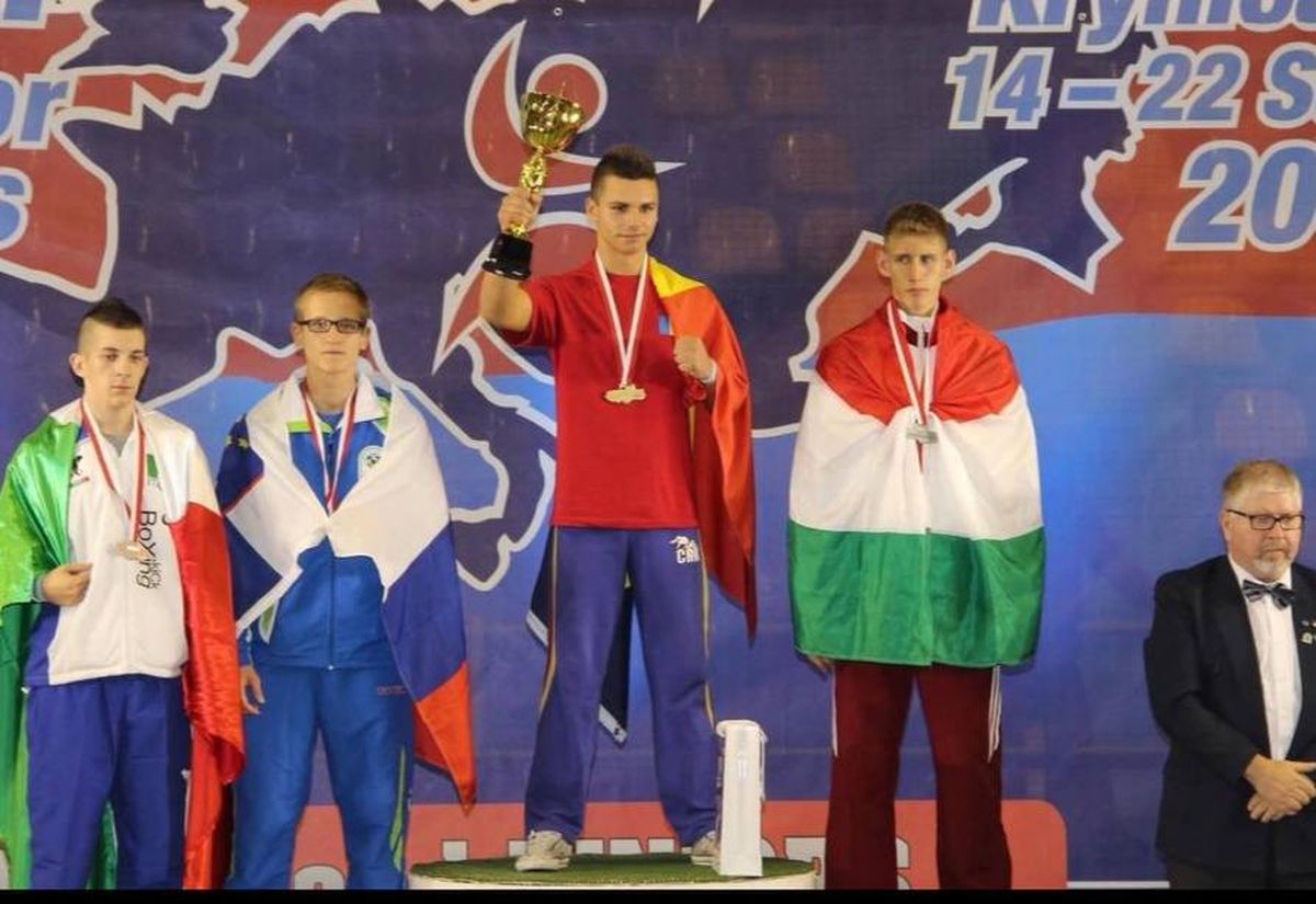 Valentin Chirea, campion mondial la kickbox