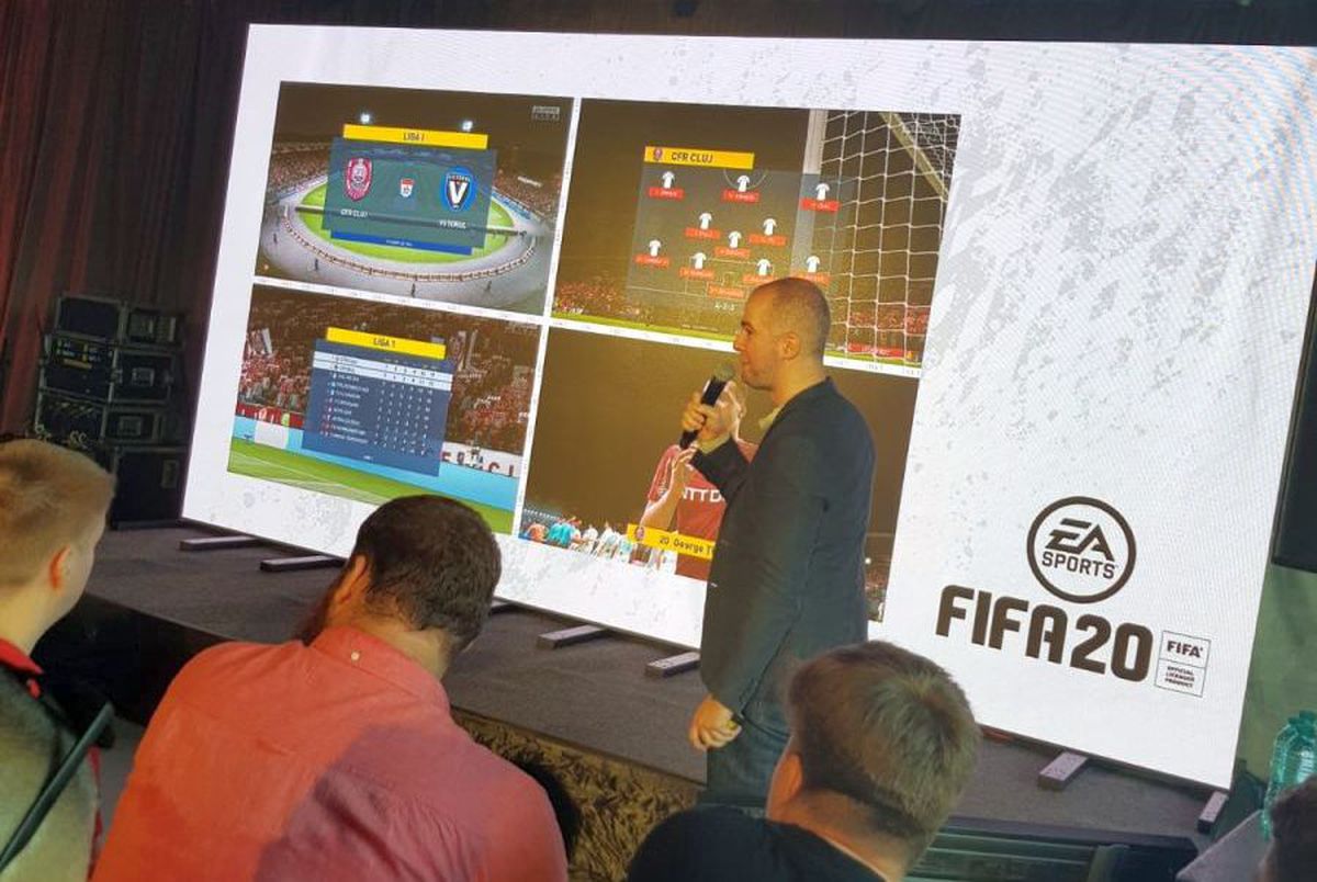 FIFA 2020 // Lovitură de imagine pentru Liga 1! Florinel Coman și Dan Nistor, lângă Messi și Ronaldo » Imagini de la lansare
