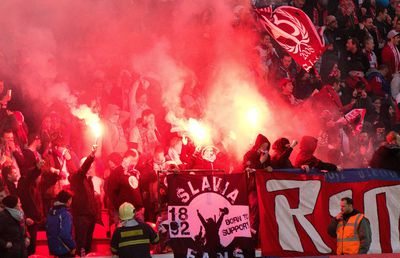 SLAVIA PRAGA - CFR CLUJ // Ultrașii cehi de la „Nord" vor să facă un show pirotehnic nemaivăzut » „Dau foc” stadionului!