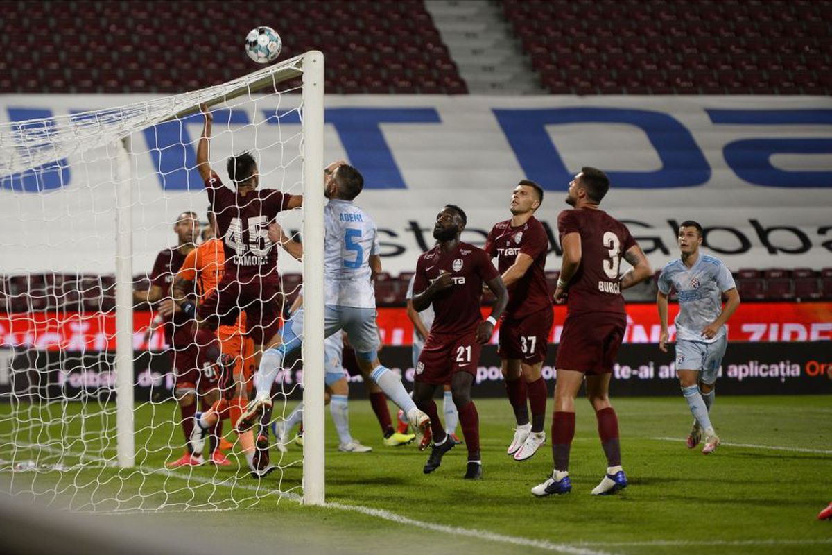 CFR - Dinamo Zagreb 2-2, 5-6 d.pen., NOTE GSP » 1 pentru cel mai slab jucător al campioanei! Fotbaliștii vișinii care au dezamăgit