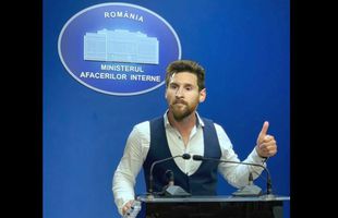 În plin scandal cu interlopii, MAI face glume cu Messi pe facebook