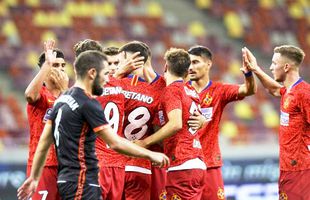 FCSB - Shirak 3-0. Echipa lui Toni Petrea trece mai departe prin golurile lui Darius Olaru, Florin Tănase și Alex Buziuc