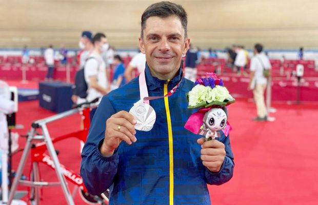 Medalie de argint pentru Eduard Novak la Jocurile Paralimpice, în proba de urmărire pe 4.000 metri