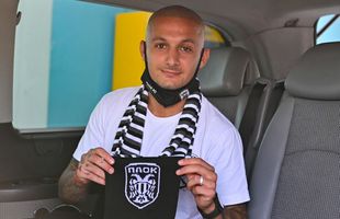 Primele imagini cu Alexandru Mitriță la Salonic! Mijlocașul va semna cu PAOK după vizita medicală