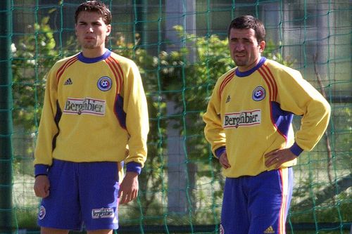 Adi Mutu și Gheorghe Hagi sunt golgeterii all-time ai echipei naționale / Sursă foto: Arhivă Gazeta Sporturilor