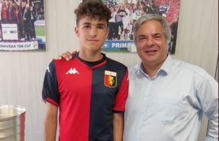 Genoa a mai transferat un fotbalist român de mare viitor » Jucătorul a fost prezentat oficial