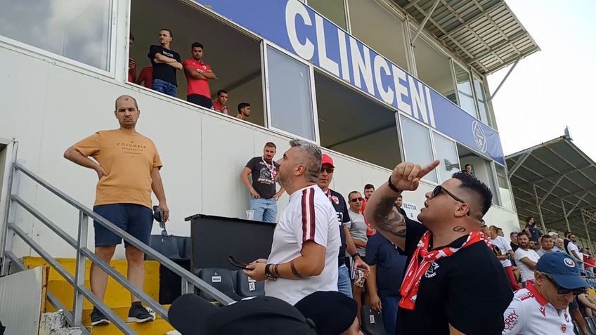 Spiritele s-au inflamat la Clinceni, la finalul meciului Dinamo - Unirea Dej 2-3