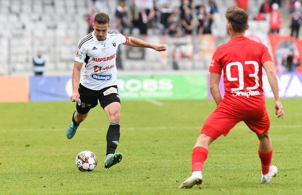 U Cluj întoarce de la 0-1 și urcă pe loc de play-off! Hermannstadt, pedepsită pentru jocul economicos