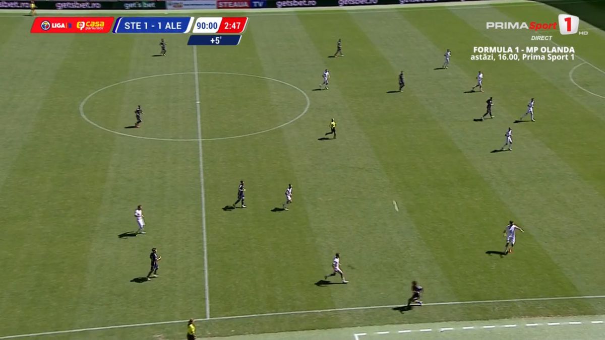 Momente inexplicabile în CSA Steaua - Alexandria » Chipirliu a fost eliminat, dar a terminat meciul în teren