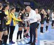 Imagini din finala mică a Supercupei României la handbal feminin, Brăila - Târgu Jiu