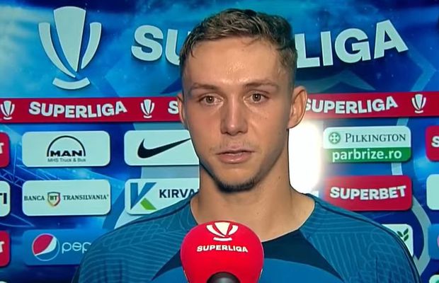 Louis Munteanu, despre golul superb în poarta Craiovei: „Nu trebuia să bat eu lovitura liberă”