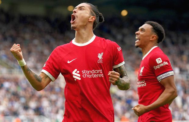 Liverpool, revenire fantastică cu Newcastle, în 10 oameni » Rezerva Darwin Nunez a adus victoria echipei lui Klopp