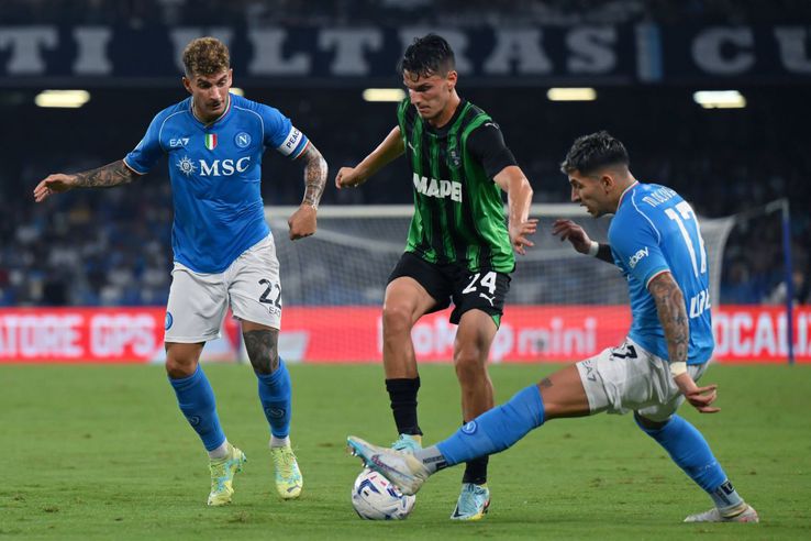 Daniel Boloca a fost titular în Napoli - Sassuolo / Sursă foto: Imago Images