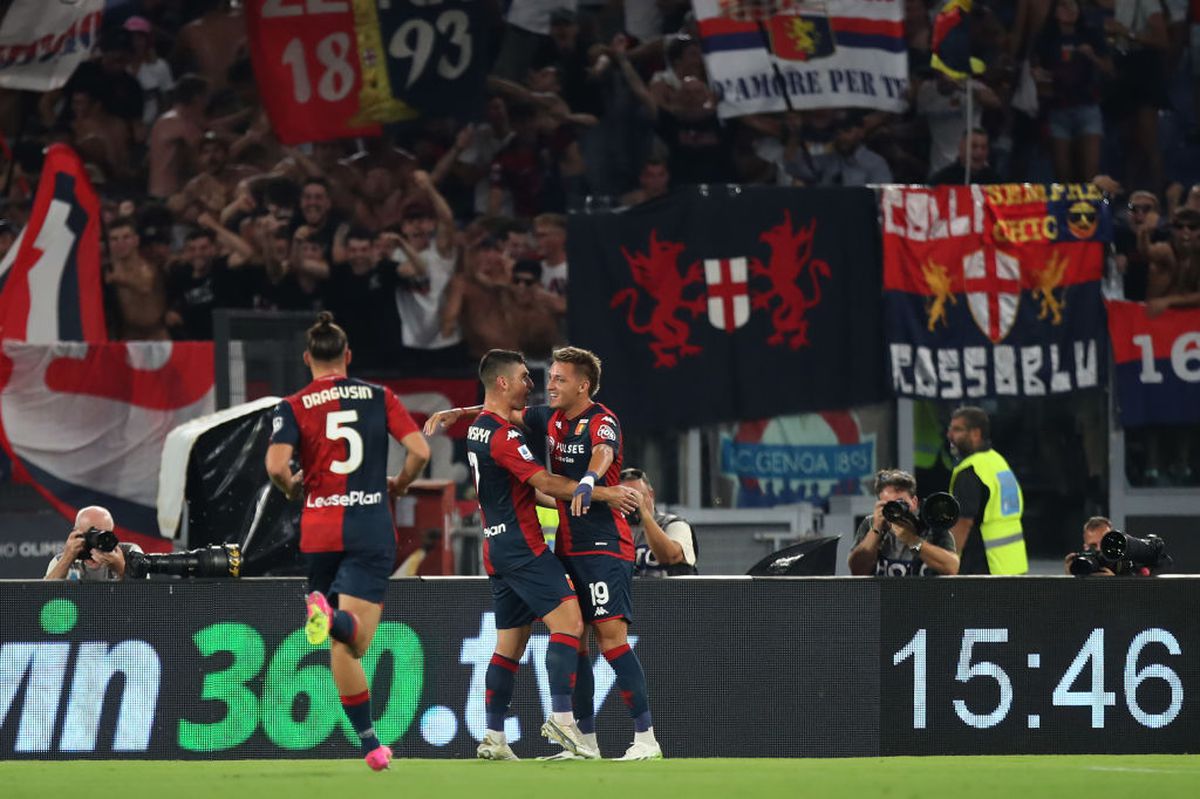 Drăgușin, impecabil în Lazio - Genoa 0-1