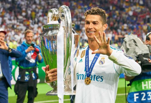 Cristiano Ronaldo după câștigarea celui de-al cincilea trofeu Champions League / Foto: Imago