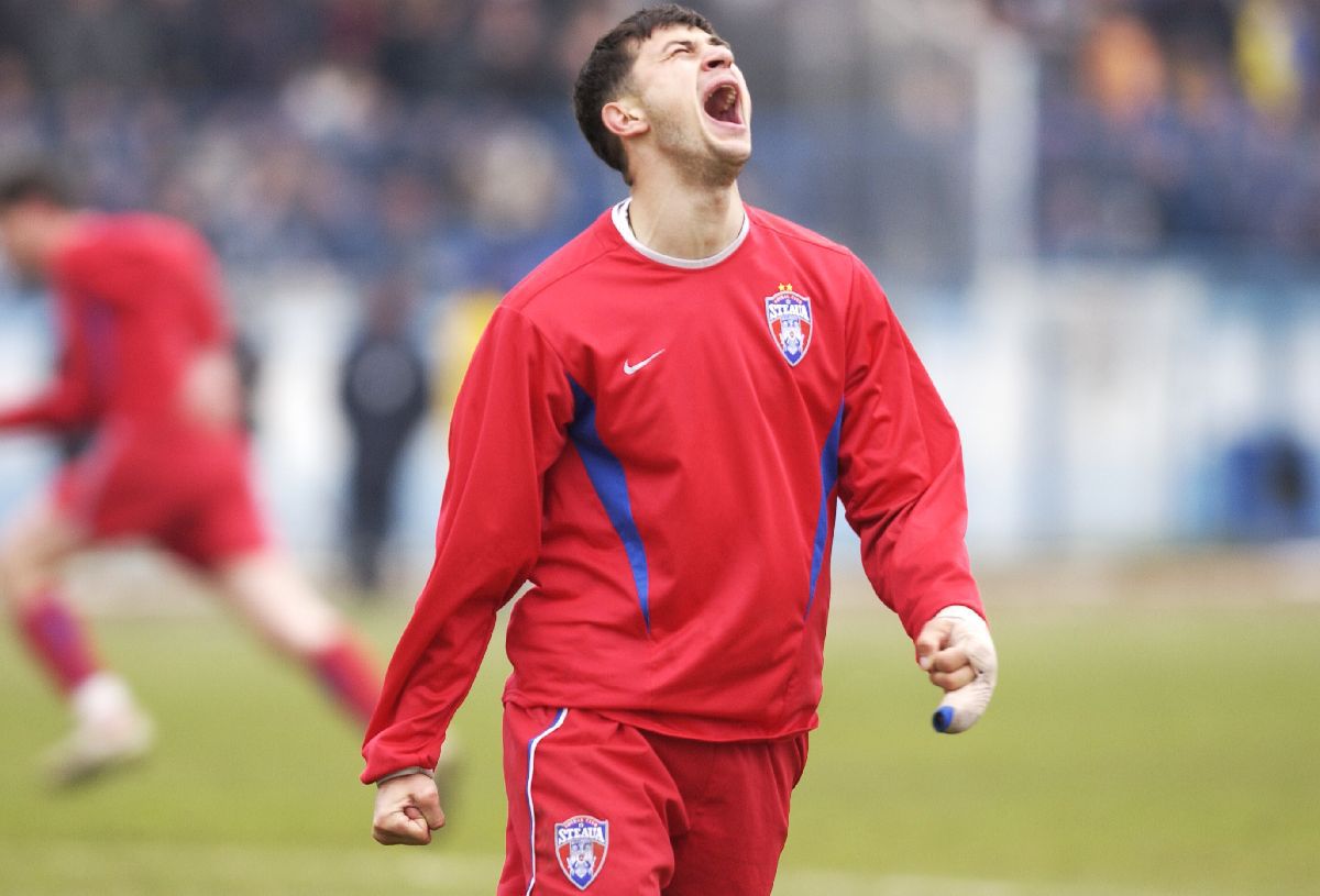 Florin Prunea și pumnul aplicat lui Claudiu Răducanu, în FCM Bacău - Steaua din 2003