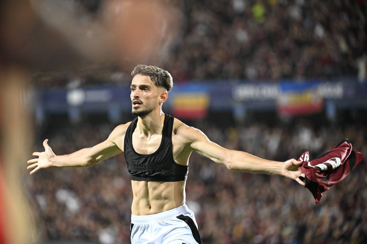 Rrahmani = Champions League! Fostul atacant de la Rapid a debutat cu gol pentru Sparta Praga