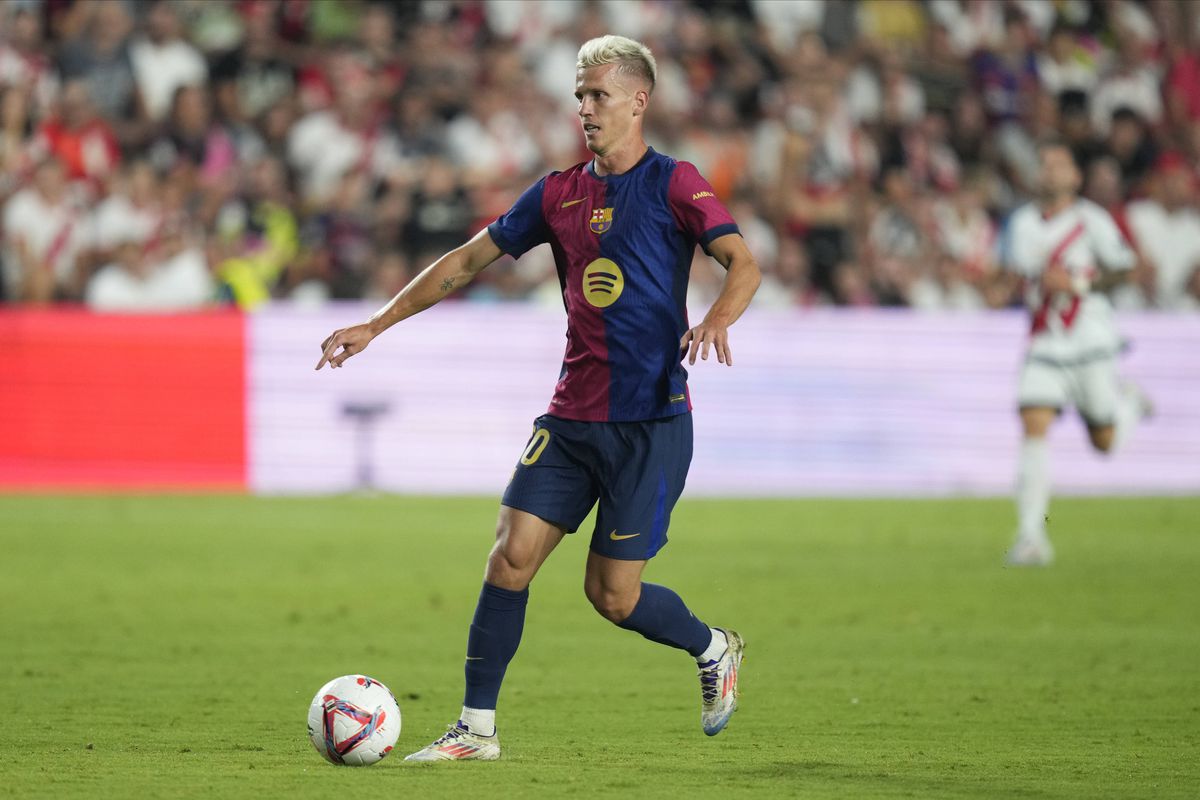 3 din 3! Barcelona câștigă pe terenul lui Vallecano » Dani Olmo, debut cu gol pentru catalani. Rațiu a fost doar rezervă