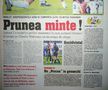 Paginile din Gazeta Sporturilor, după momentul violent în care Prunea l-a lovit cu pumul pe Claudiu Răducanu