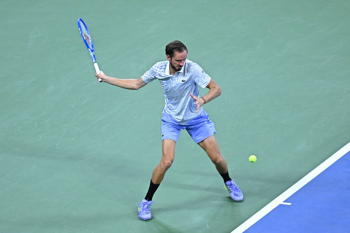 Daniil Medvedev, imagini din partida cu Benjamin Bonzi