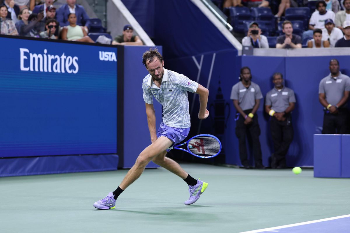 Daniil Medvedev, imagini din partida cu Benjamin Bonzi