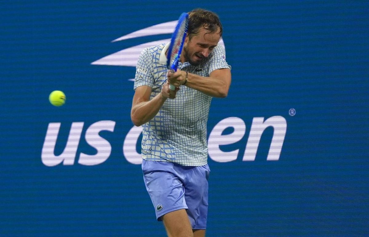 Daniil Medvedev, imagini din partida cu Benjamin Bonzi