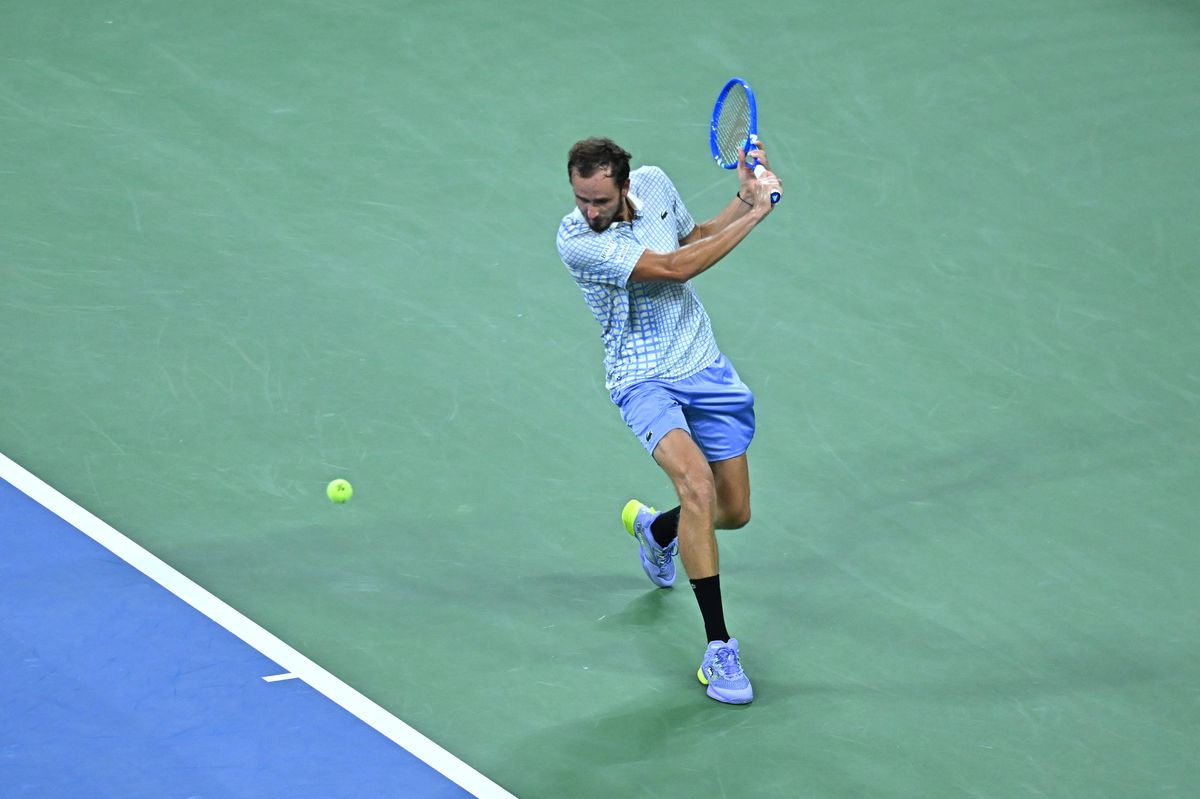 Daniil Medvedev, imagini din partida cu Benjamin Bonzi