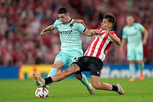 Christos Zafeiris, în acțiune pentru Slavia Praga // foto: Guliver/gettyimages