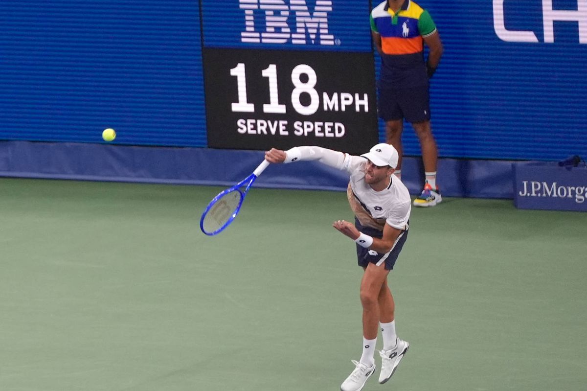 Daniil Medvedev, imagini din partida cu Benjamin Bonzi