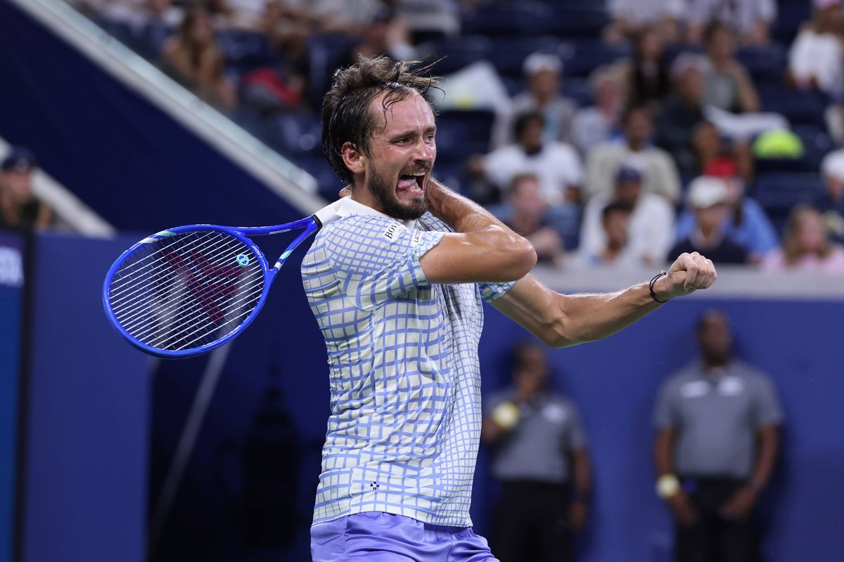 Daniil Medvedev, imagini din partida cu Benjamin Bonzi