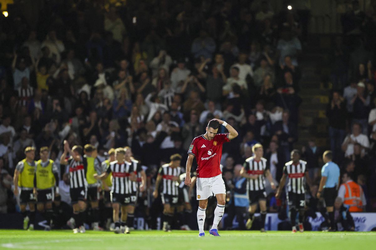 Grimsby, după victoria cu Manchester United