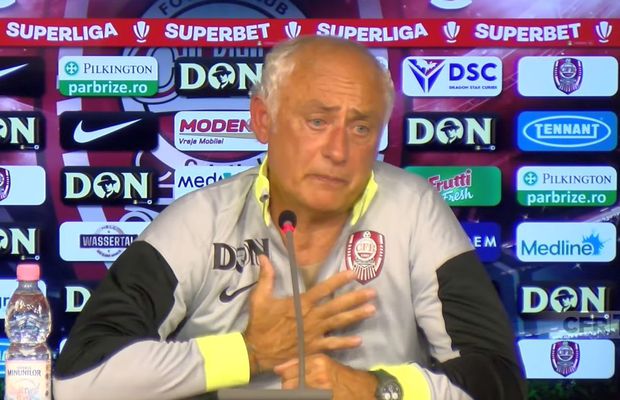Mandorlini, prima conferință la CFR Cluj! Cum l-a numit pe Louis Munteanu