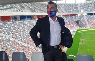 Ilie Dumitrescu, dat pe spate de 3 jucători de la CSA Steaua şi de noul stadion: „Ceva de vis! Amazing”