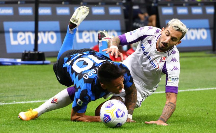 Meci nebun în Serie A. Inter a învins-o pe Fiorentina, scor 4-3, în etapa cu numărul doi, chiar dacă în minutul 86 trupa Viola conducea pe tabelă