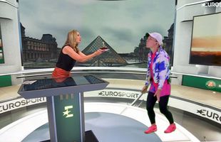 Roland Garros. Barbara Schett, gest superb pentru Simona Halep în studioul Eurosport: „Am un mic cadou pentru tine”