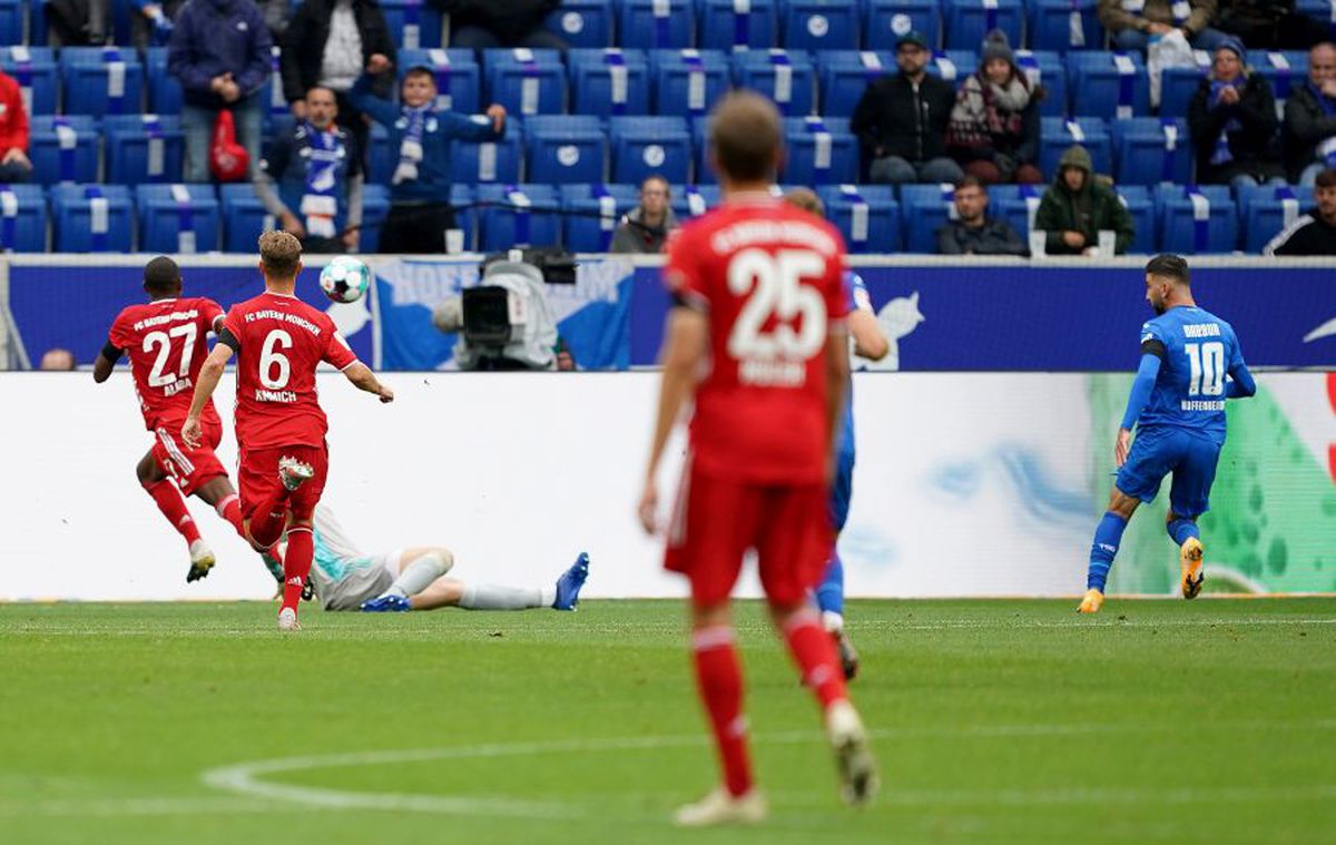 Bayern, umilită în Bundesliga! 1-4 cu Hoffenheim, prima înfrângere după 32 de meciuri!