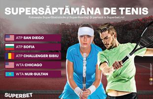 SuperSăptămâna de Tenis pe Superbet: nume de legendă, Next Gen și speranțe românești la Sibiu!