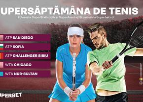 SuperSăptămâna de Tenis pe Superbet: nume de legendă, Next Gen și speranțe românești la Sibiu!