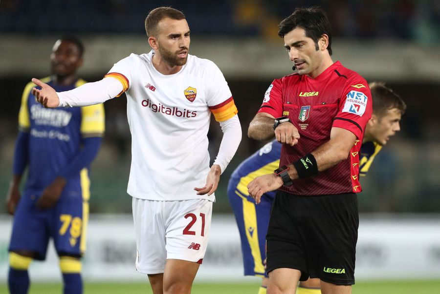 Borja Mayoral, în alb // foto: Guliver/gettyimages Efect de domino » Transferul lui Ianis Hagi la AS Roma ar duce la plecarea atacantului de la Real Madrid